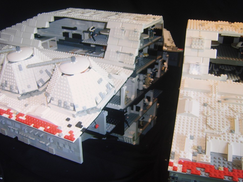 Illustration for article titled Crazy Guy Making Huge Minifig Scale Lego Corellian Corvette
